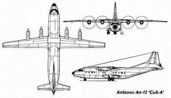 安-12标准型三视图